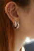 Marin | Minimalist Swarovski Küpe